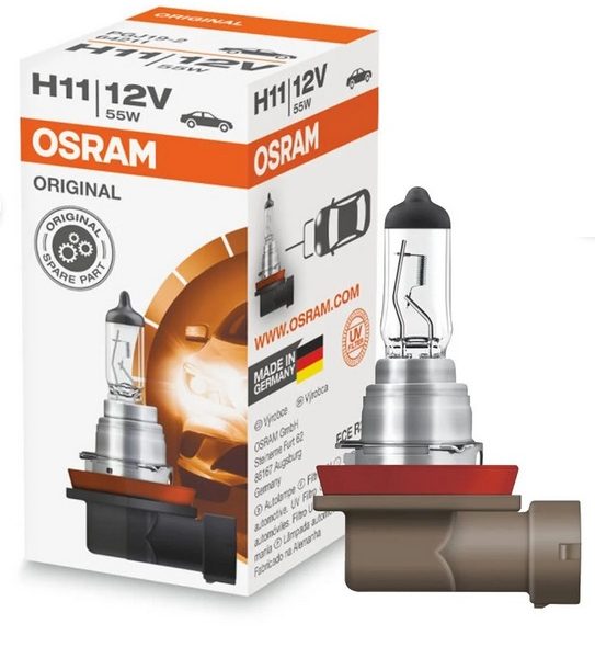 12V AMPUL H11 55W TEK FLAMAN FAR VE SİS AMPULÜ