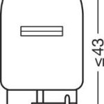 12V AMPUL 21W (93 TİPİ) BEYAZ SİNYAL VE FREN AMPULÜ DİPSİZ (1 AD )