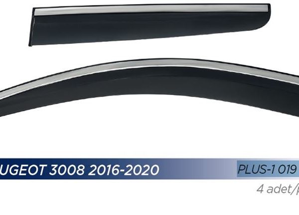 CAM RÜZGARLIĞI PEUGEOT 3008 2016-2019 ÖN-ARKA Plus Style (1 TK )