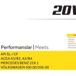 1 LİTRE 20W/50 MOTOR YAĞI  (1 AD )