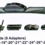 SİLECEK SÜPÜRGESİ (8 APARATLI) HYBRID 350 MM 14" (1 AD )