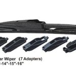 ARKA SİLECEK SÜPÜRGESİ 9" (230MM)PLASTİK MULTI-FIT 7 APARATLI (1 AD )