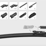 SILECEK SÜPÜRGESI ÖN MUZ TIP 530 MM MULTI APARATLI (ADET) BM (1 AD )