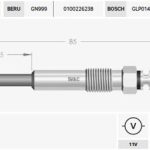 KIZDIRMA BUJİSİ 11V PEUGEOT J9 (4 AD )
