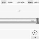 KIZDIRMA BUJİSİ 11V TOYOTA AURIS-AVENIS-COROLLA-RAV 4 2.2D - 4D (4 AD )
