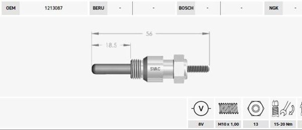 KIZDIRMA BUJİSİ 8V FORD GALAXY,MERCEDES VİTO,VW  SHARAN,SEAT ALHAMBRA (4 AD )