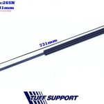 MOTOR KAPUT AMORTİSÖRÜ VW GOLF VI 08- (UZUNLUK=731mm BASINÇ=265N) (2 AD )