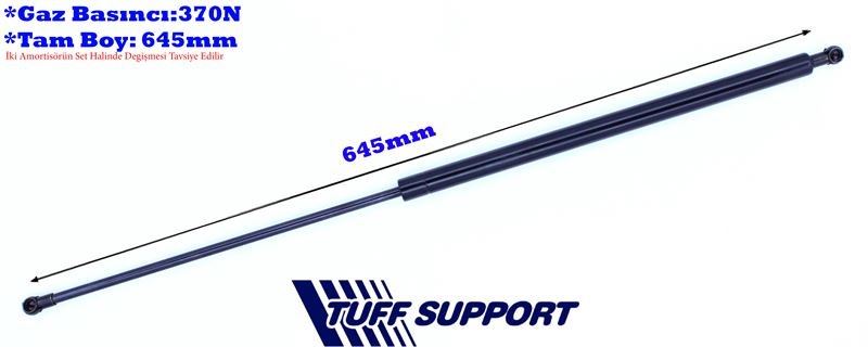 T610659-1.jpg BAGAJ AMORTİSÖRÜ PEUGEOT J9 PREMIER 06- (UZUNLUK=645mm BASINÇ=370N) (2 AD ) - Görsel 1