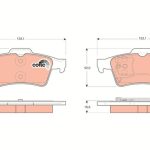 ARKA FREN BALATASI RENAULT LAGUNA II/III LATITUDE FORD CONNECT 1.8 02- OPEL VECTRA C NISSAN PRIMERA (1 TK )