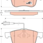 DİSK FREN BALATASI ÖN ALFA ROMEO 159  - 159 SPORTWAGON (1 TK )