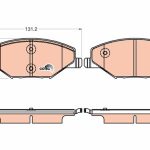 DİSK FREN BALATASI ÖN SKODA FABIA 2007 >> VW POLO 1.4 TSI (1 TK )