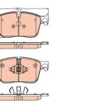 Disk Fren Balatası Ön JAGUAR JAGUAR F-PACE 15-, XE 15-, XF 15- latası Ön JAGUAR JAGUAR F-PACE 15-, XE 15-, XF 15- (1 TK )