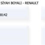 ANTEN ÇUBUĞU SİYAH BOYALI RENAULT R9-R11-12-19-21 7702188142 (1 AD )