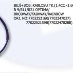 BUJİ ve BOBİN KABLOSU RENAULT R9/21/OPTİMA BRODWAY FAİRVEY 7702252160-7702247027 (1 TK )