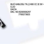 BUJİ KABLOSU TK.8200506297 RENAULT CLIO DACIA 770273825 (1 TK )
