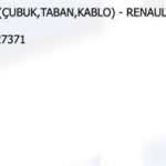 ANTEN KOMPLE (ÇUBUK TABAN KABLO) RENAULT R19- R21 7702127371 (1 AD )