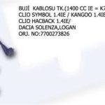 BUJİ KABLOSU RENAULT CLIO SYMBOL-HB 1 4İE KANGO 1 4İE-DACIA LOGANSOLENZA (1 TK )