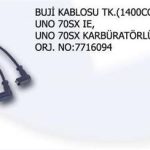 BUJİ KABLOSU 7716094 FIAT UNO 70SX İE KARBÜRATÖR 1/4 (1 TK )