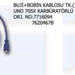 BUJİ ve BOBİN KABLOSU TK. FIAT UNO 70 SX KRB (1 TK )