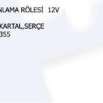 SİLECEK ZAMANLAMA ROLESİ 12V FIAT DKŞE 825012355 (1 AD )