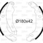 ARKA FREN BALATASI PABUÇ RENAULT R11-R19-R21-MANAGER-TWINGO-CLIO I (90->98) (1 TK )