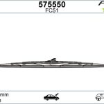 SİLECEK SÜPÜRGESİ UNIVERSAL GRAFİTLİ TELLİ 500 MM 20" (1 AD )