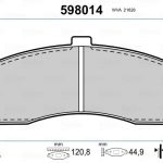 FREN BALATASI ÖN NISSAN MICRA (92-) (1 TK )