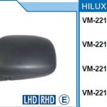 DİKİZ AYNASI SAĞ KROMLU TOYOTA HILUX / VIGO 05- ELEKTRİKLİ KROMLU KAPAK (1 AD )